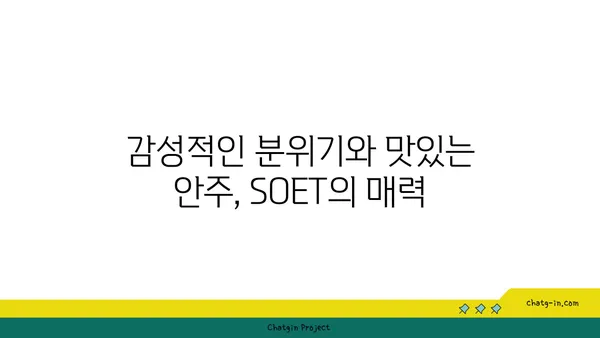 왕십리 SOET: 분위기 좋은 한양대술집