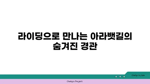 아라뱃길 라이딩과 청계천 매화