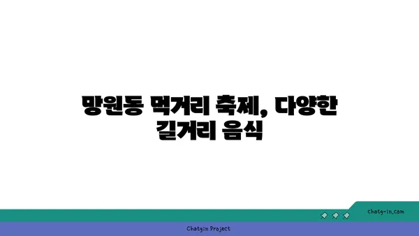 망원동 미식 여행: 맛집을 둘러보며 맛보세요