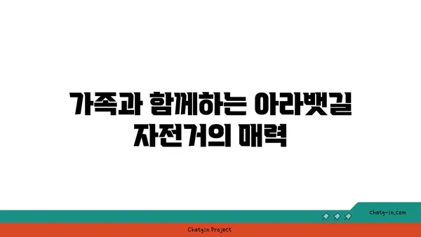 아라뱃길에서 가족과 즐기는 주말 자전거 라이딩