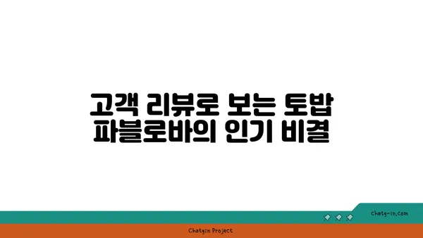 한강로 파블로바 핫플레이스 맛집: 토밥 파블로바