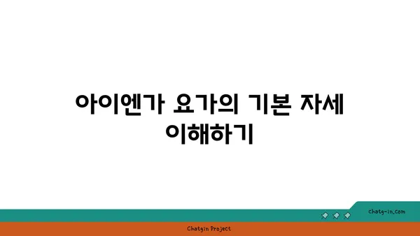아이엔가 요가의 정확한 자세 잡기