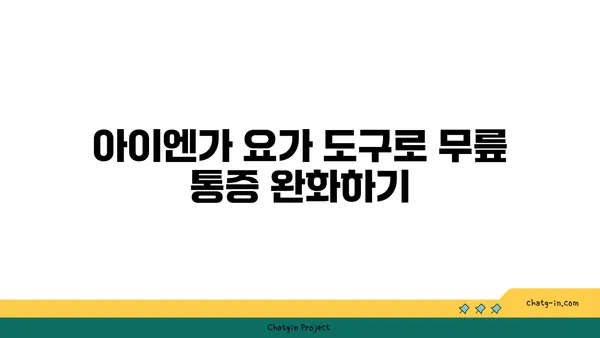 무릎 재활을 위한 아이엔가 요가 도구 사용법