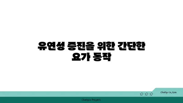 무릎 건강을 위한 요가 스트레칭