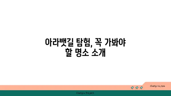 아라뱃길 탐험: 지금까지 놓친 경치 발견