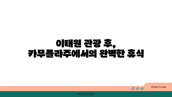 이태원 녹사평역의 맛있는 카페, 카무플라주