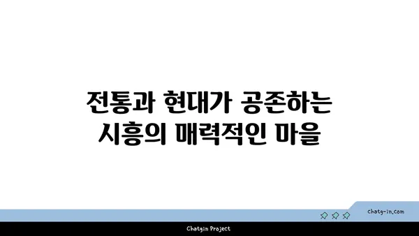 시흥 가볼 만한 곳 5곳: 이국적인 매력을 발견하세요