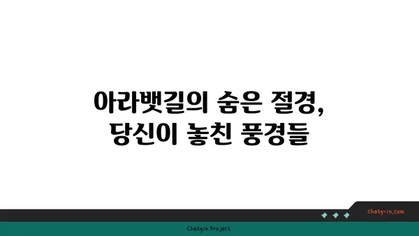 아라뱃길 탐험: 지금까지 놓친 경치 발견