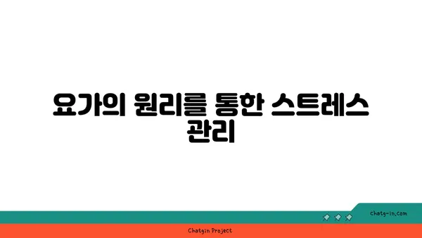 요가의 철학과 일상에서의 응용