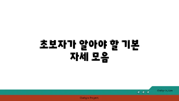 요가 초보자를 위한 필수 자세 가이드