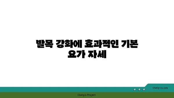 발목 부상을 방지하는 아이엔가 요가 루틴