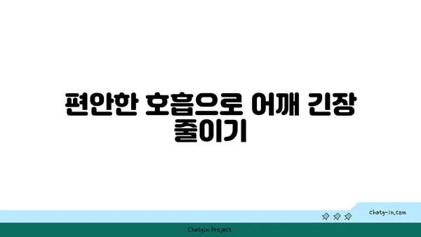 어깨 통증 완화를 위한 요가 명상법 추천
