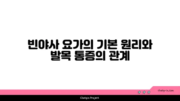 발목 통증 완화에 좋은 빈야사 요가 동작