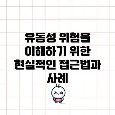 유동성 위험을 이해하기 위한 현실적인 접근법과 사례