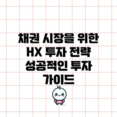 채권 시장을 위한 HX 투자 전략: 성공적인 투자 가이드