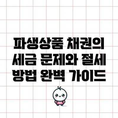 파생상품 채권의 세금 문제와 절세 방법 완벽 가이드