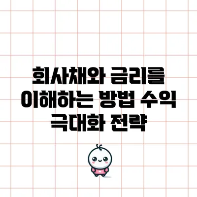 회사채와 금리를 이해하는 방법: 수익 극대화 전략
