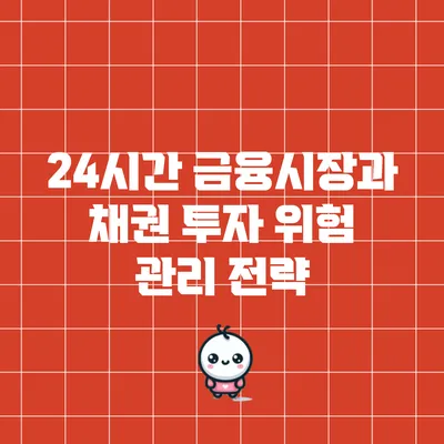 24시간 금융시장과 채권 투자 위험 관리 전략