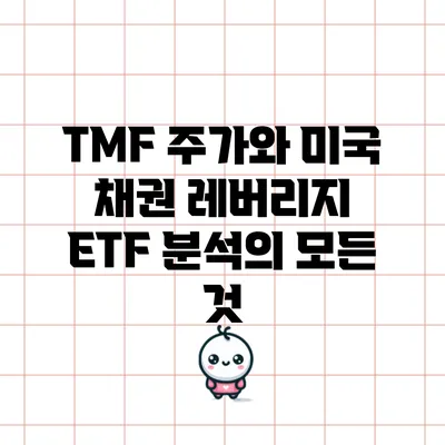TMF 주가와 미국 채권 레버리지 ETF 분석의 모든 것