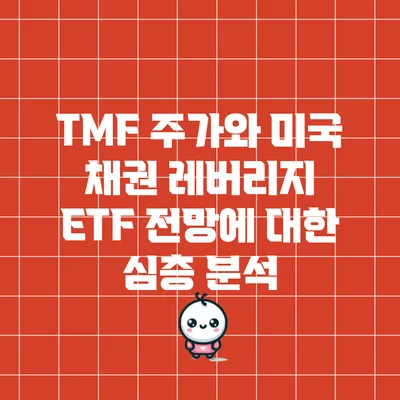TMF 주가와 미국 채권 레버리지 ETF 전망에 대한 심층 분석