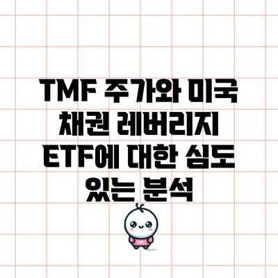 TMF 주가와 미국 채권 레버리지 ETF에 대한 심도 있는 분석