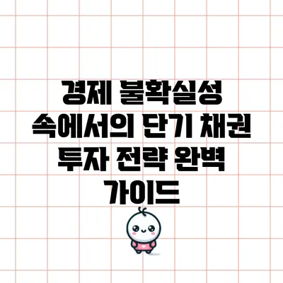 경제 불확실성 속에서의 단기 채권 투자 전략 완벽 가이드