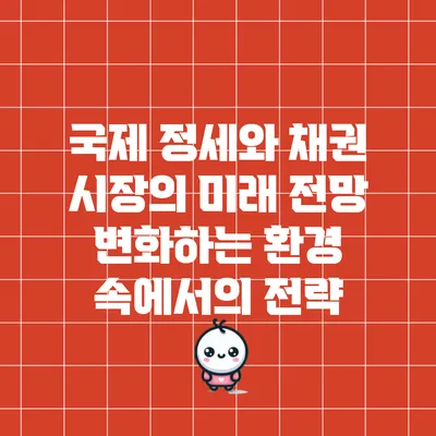국제 정세와 채권 시장의 미래 전망: 변화하는 환경 속에서의 전략