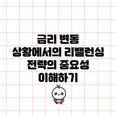 금리 변동 상황에서의 리밸런싱 전략의 중요성 이해하기