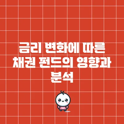 금리 변화에 따른 채권 펀드의 영향과 분석
