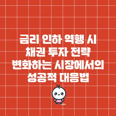 금리 인하 역행 시 채권 투자 전략: 변화하는 시장에서의 성공적 대응법