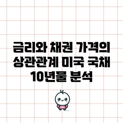 금리와 채권 가격의 상관관계: 미국 국채 10년물 분석