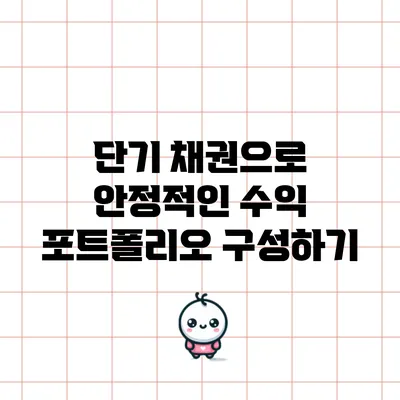 단기 채권으로 안정적인 수익 포트폴리오 구성하기