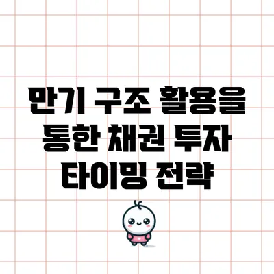 만기 구조 활용을 통한 채권 투자 타이밍 전략