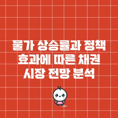 물가 상승률과 정책 효과에 따른 채권 시장 전망 분석