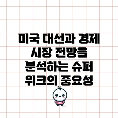 미국 대선과 경제 시장 전망을 분석하는 슈퍼 위크의 중요성