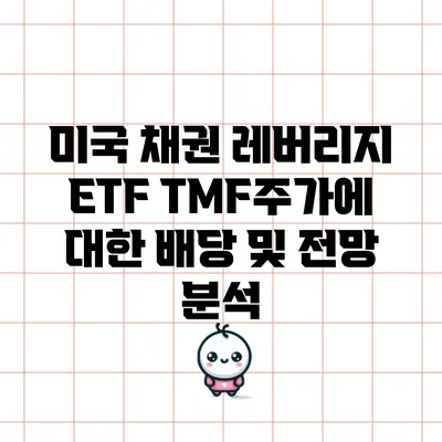 미국 채권 레버리지 ETF TMF주가에 대한 배당 및 전망 분석