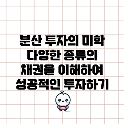 분산 투자의 미학: 다양한 종류의 채권을 이해하여 성공적인 투자하기