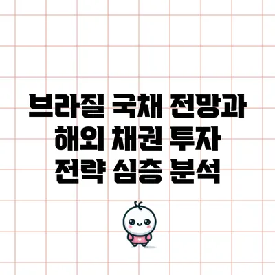 브라질 국채 전망과 해외 채권 투자 전략 심층 분석