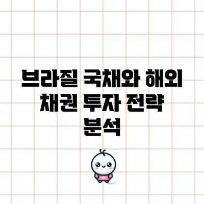 브라질 국채와 해외 채권 투자 전략 분석