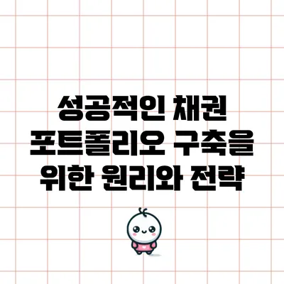성공적인 채권 포트폴리오 구축을 위한 원리와 전략