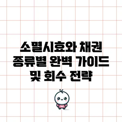 소멸시효와 채권 종류별 완벽 가이드 및 회수 전략