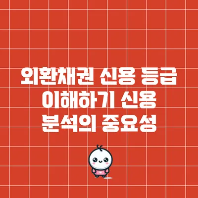 외환채권 신용 등급 이해하기: 신용 분석의 중요성