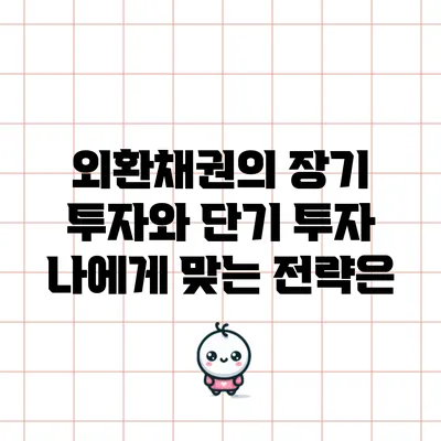 외환채권의 장기 투자와 단기 투자: 나에게 맞는 전략은?