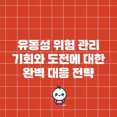 유동성 위험 관리: 기회와 도전에 대한 완벽 대응 전략