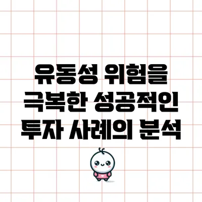 유동성 위험을 극복한 성공적인 투자 사례의 분석