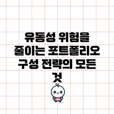 유동성 위험을 줄이는 포트폴리오 구성 전략의 모든 것