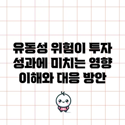 유동성 위험이 투자 성과에 미치는 영향: 이해와 대응 방안