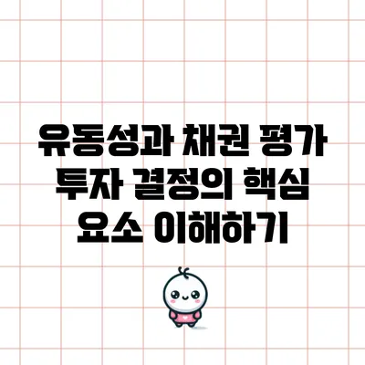 유동성과 채권 평가: 투자 결정의 핵심 요소 이해하기