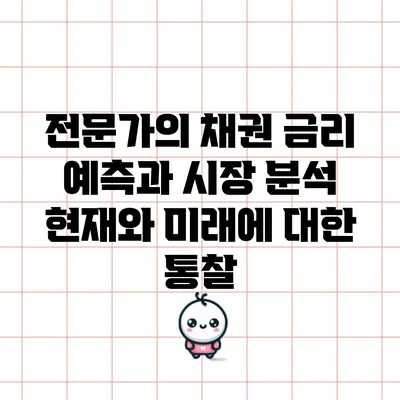 전문가의 채권 금리 예측과 시장 분석: 현재와 미래에 대한 통찰