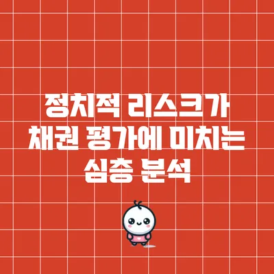 정치적 리스크가 채권 평가에 미치는 심층 분석